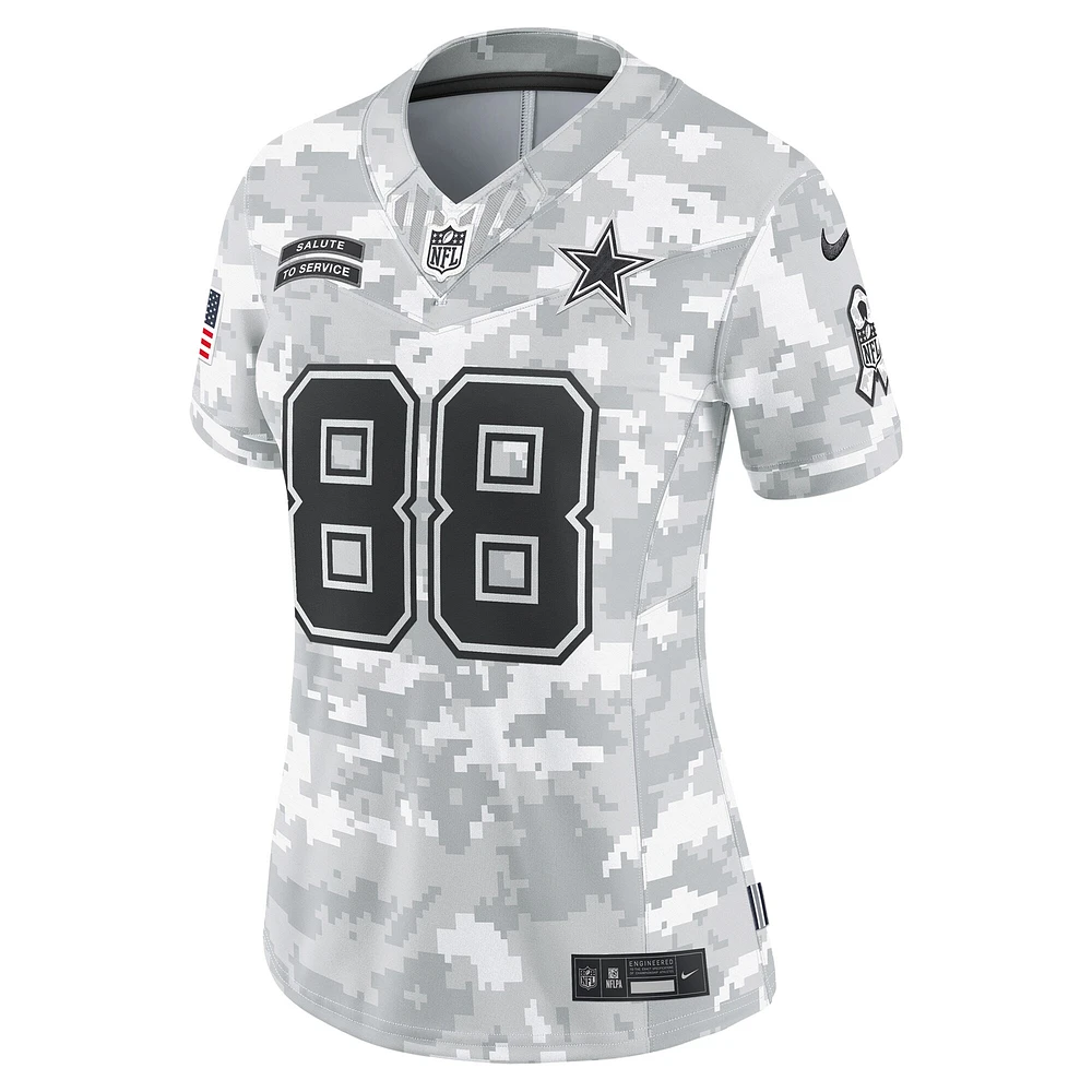 Women's Nike CeeDee Lamb Arctic Camo Dallas Cowboys 2024 Salute to Service Limited Jersey