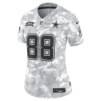 Women's Nike CeeDee Lamb Arctic Camo Dallas Cowboys 2024 Salute to Service Limited Jersey
