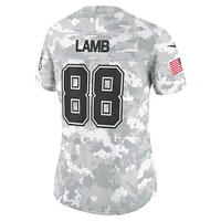 Women's Nike CeeDee Lamb Arctic Camo Dallas Cowboys 2024 Salute to Service Limited Jersey