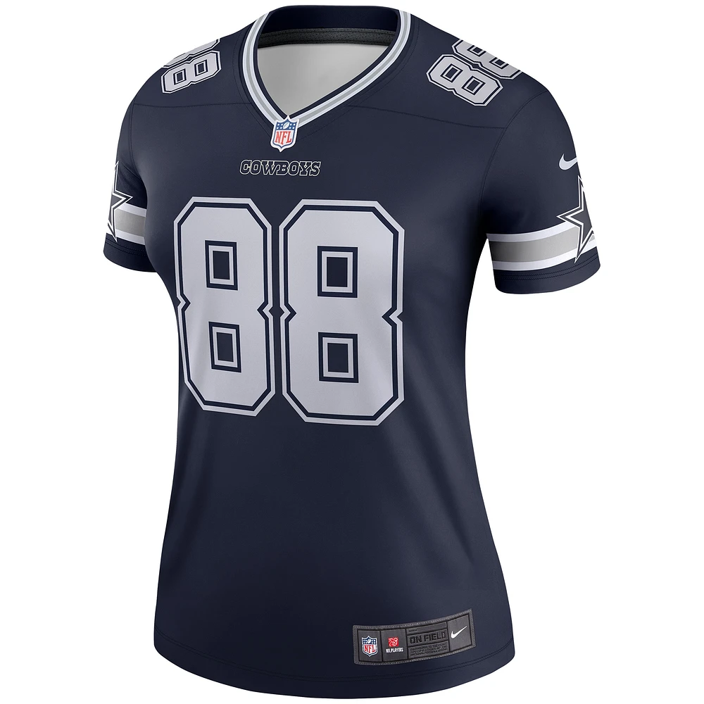 Women's Nike CeeDee Lamb  Navy Dallas Cowboys Legend Player Performance Top
