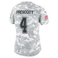 Women's Nike Dak Prescott Arctic Camo Dallas Cowboys 2024 Salute to Service Limited Jersey
