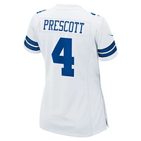 Women's Nike Dak Prescott White Dallas Cowboys Team Game Jersey