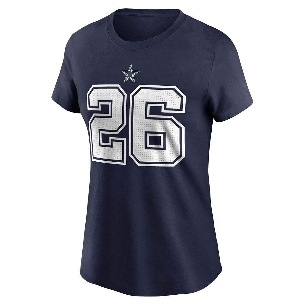 Women's Nike DaRon Bland Navy Dallas Cowboys Player Name & Number T-Shirt