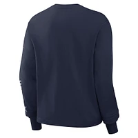 Women's Nike Navy Dallas Cowboys Boxy Long Sleeve T-Shirt