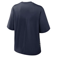 T-shirt carré Nike pour femmes, bleu marine, Dallas Cowboys
