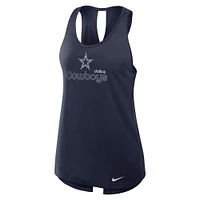 Women's Nike Navy Dallas Cowboys Plus Performance Tank Top