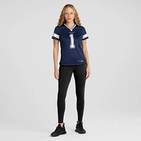 Women's Nike Number 1 Mom Navy Dallas Cowboys Game Jersey