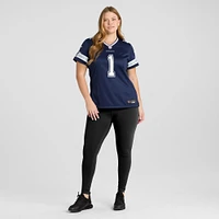 Women's Nike Number 1 Mom Navy Dallas Cowboys Game Jersey