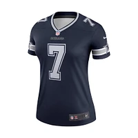 Women's Nike Trevon Diggs  Navy Dallas Cowboys Legend Player Performance Top