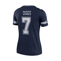 Women's Nike Trevon Diggs  Navy Dallas Cowboys Legend Player Performance Top