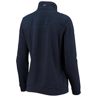 Women's Vineyard Vines Navy Dallas Cowboys Shep Shirt Quarter-Zip Sweatshirt