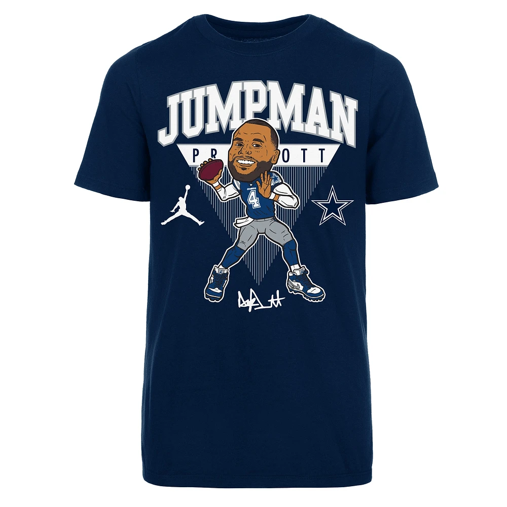 DCM COW NAVY DAK HEAD 4 PRESCOTT YOUTH D4K TEE GRAPHIQUE TEEYTHGRA