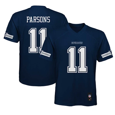 Maillot de joueur réplique des Cowboys Dallas la marine Micah Parsons pour jeunes