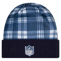 Youth New Era Navy Dallas Cowboys Sideline Statement Cuffed Knit