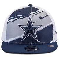 Youth New Era Navy Dallas Cowboys Tear 9FIFTY Trucker Snapback Hat