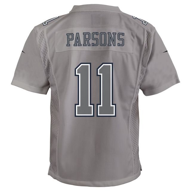 Maillot de jeu Atmosphere Dallas Cowboys Nike Micah Parsons gris pour jeune