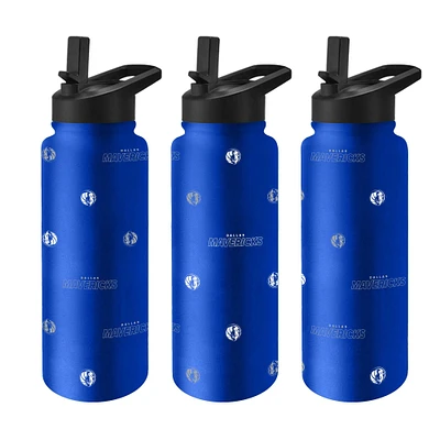 Bouteille de boisson rafraîchissante à boire à répétition Dallas Mavericks de 34 oz