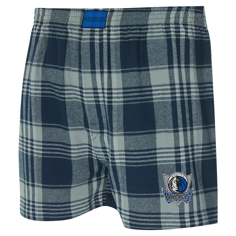 V102414 MAVS 0N22 NBA Concepts Sport HO24 Boxer en flanelle pour homme SHTMENX BHV 0705 #3