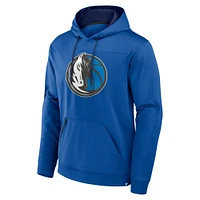 Men's Fanatics  Blue Dallas Mavericks Reserve Defender Pullover Hoodie