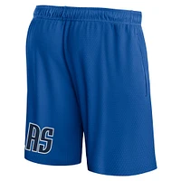 Men's Fanatics Royal Dallas Mavericks Free Throw Mesh Shorts