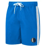 Men's G-III Sports by Carl Banks Blue Dallas Mavericks Sand Beach Volley Swim Shorts