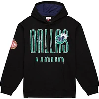 Men's Mitchell & Ness Black Dallas Mavericks Hardwood Classics OG 2.0 Pullover Hoodie