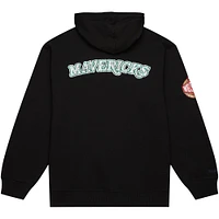 Men's Mitchell & Ness Black Dallas Mavericks Hardwood Classics OG 2.0 Pullover Hoodie