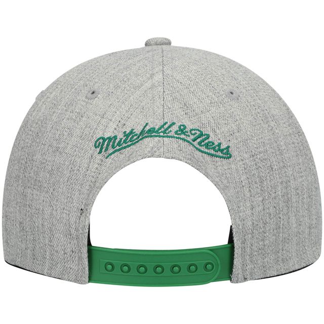 Casquette Snapback Dallas Mavericks Hardwood Classics Team 2.0 gris chiné Mitchell & Ness pour homme