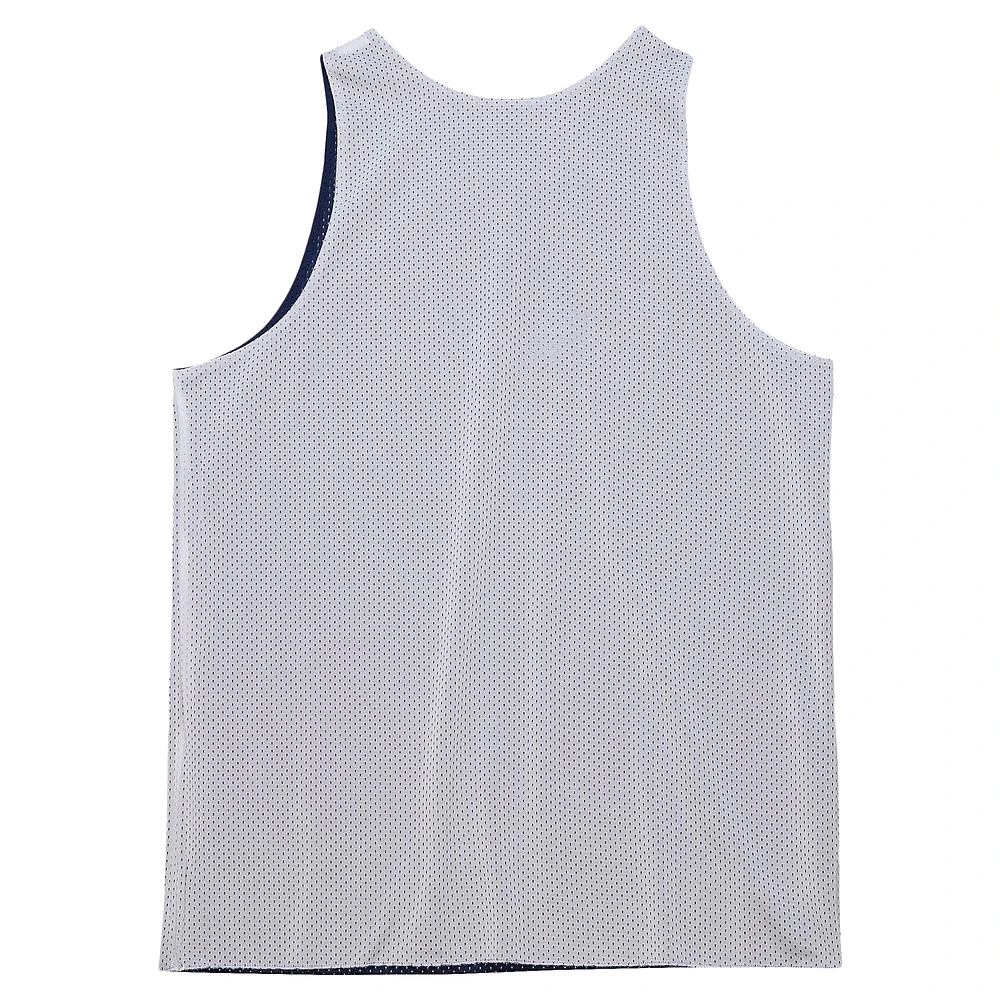 Men's Mitchell & Ness Navy/White Dallas Mavericks Hardwood Classics Reversible Mesh Practice Jersey