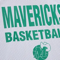 Men's Mitchell & Ness Navy/White Dallas Mavericks Hardwood Classics Reversible Mesh Practice Jersey