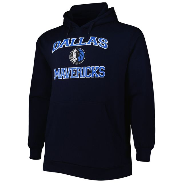 Sweat à capuche bleu marine Dallas Mavericks Big & Tall Heart Soul pour homme