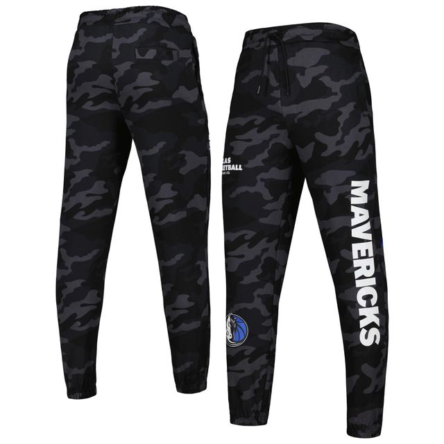 Pantalon de jogging Tonal Dallas Mavericks New Era pour homme, noir/camouflage