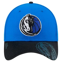 Men's New Era Blue Dallas Mavericks Sport Night 39THIRTY Flex Hat