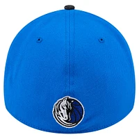 Men's New Era Blue Dallas Mavericks Sport Night 39THIRTY Flex Hat