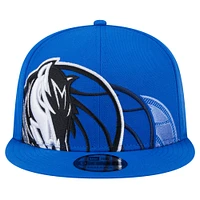 Casquette à visière snapback 9FIFTY Dallas Mavericks Sport Night Team Shadow de New Era pour homme