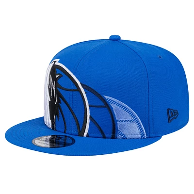 Casquette à visière snapback 9FIFTY Dallas Mavericks Sport Night Team Shadow de New Era pour homme