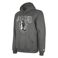 Men's New Era  Gray Dallas Mavericks 2024/25 City Edition Pullover Hoodie