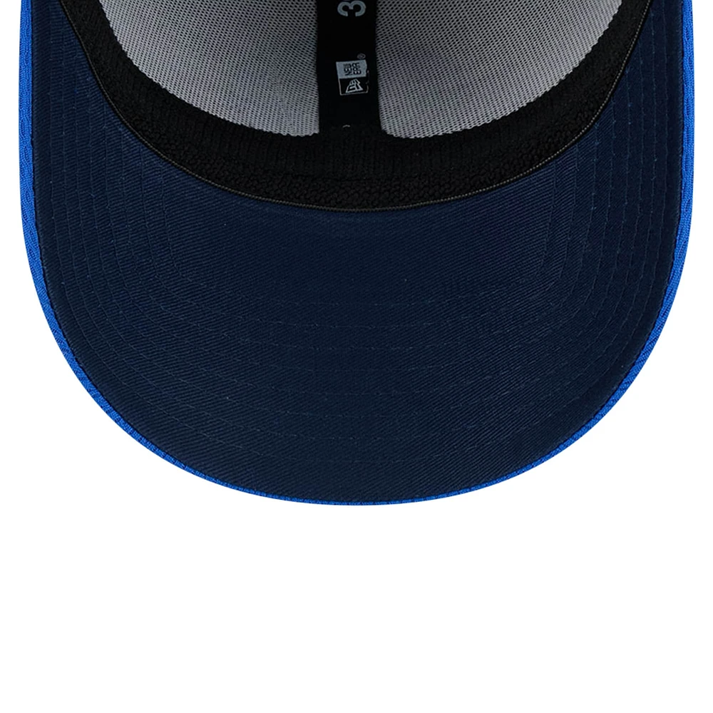 Men's New Era Heather Gray/Blue Dallas Mavericks Two-Tone 39THIRTY Flex Hat