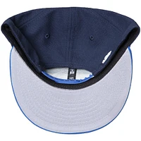 Men's New Era Navy/Blue Dallas Mavericks 2-Tone 9FIFTY Adjustable Snapback Hat