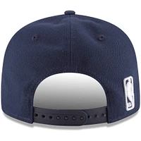 Men's New Era Navy Dallas Mavericks Official Team Color 9FIFTY Snapback Hat
