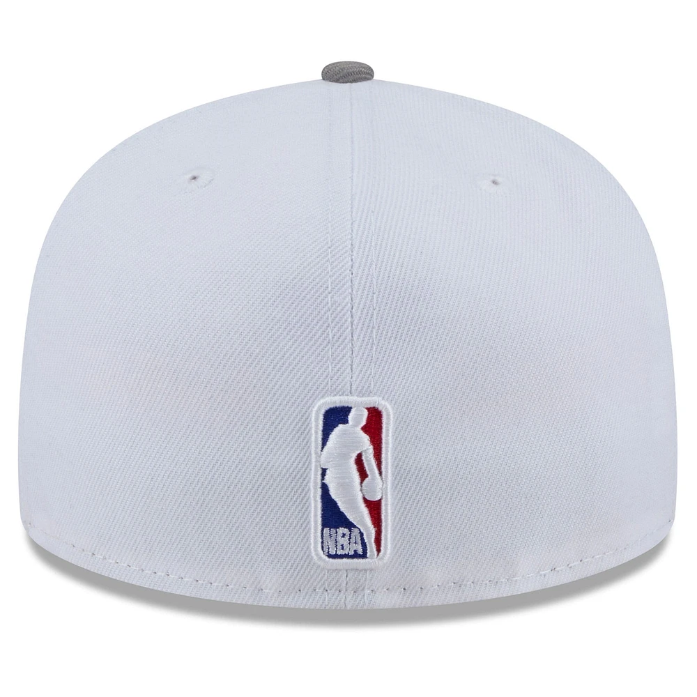 Men's New Era  White Dallas Mavericks 2024/25 City Edition 59FIFTY Fitted Hat