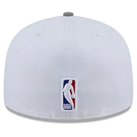 Men's New Era  White Dallas Mavericks 2024/25 City Edition 59FIFTY Fitted Hat