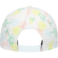 Men's New Era White Dallas Mavericks Palm Trees and Waves Golfer Adjustable Hat