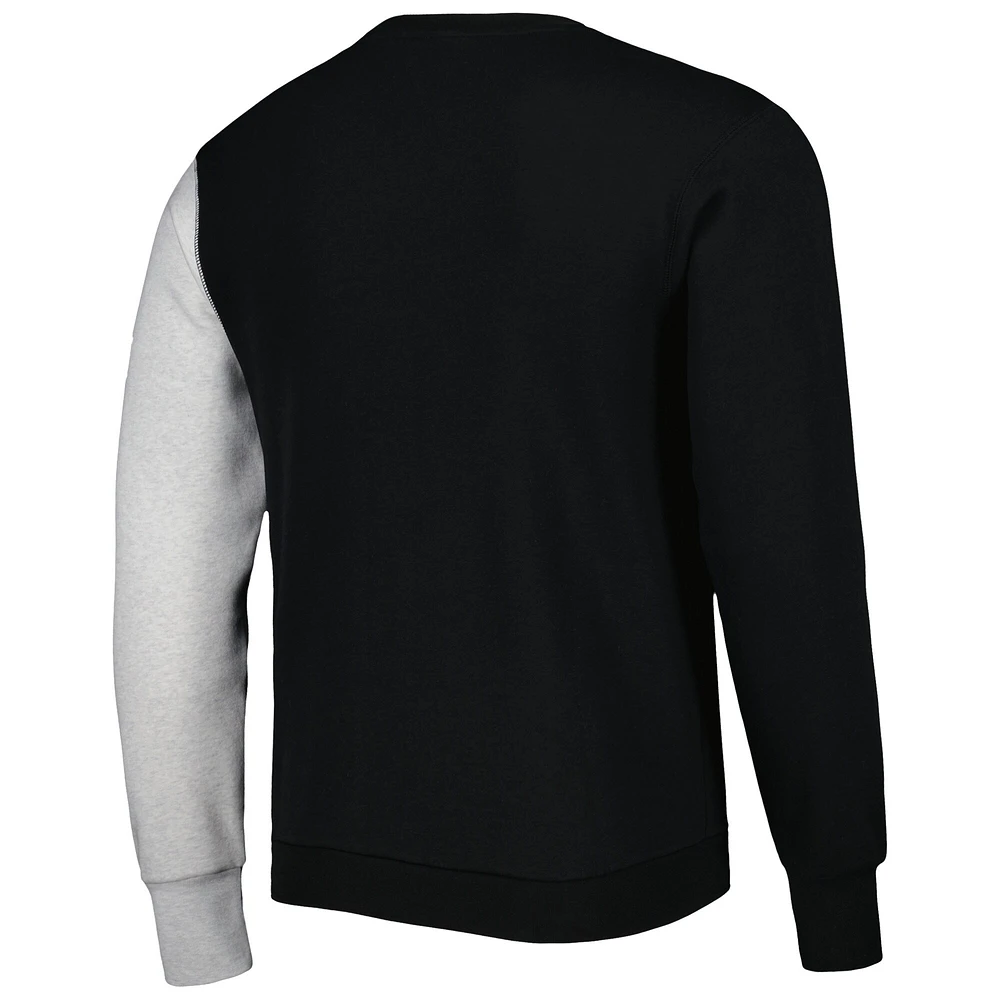 Men's Nike Black/Heather Gray Dallas Mavericks Courtside Versus Force & Flight Pullover Sweatshirt