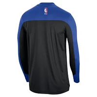 Men's Nike Black Dallas Mavericks 2024/25 Authentic Pre-Game Legend Long Sleeve Shooting Shirt