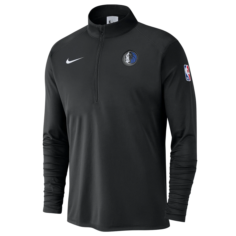 Men's Nike Dallas Mavericks 2024/25 Courtside Performance Half-Zip Top