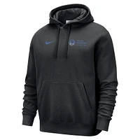 Men's Nike Black Dallas Mavericks Courtside Club Pullover Hoodie