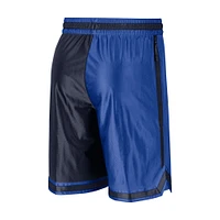 Men's Nike Navy/Blue Dallas Mavericks Courtside Versus Force Split DNA Performance Shorts