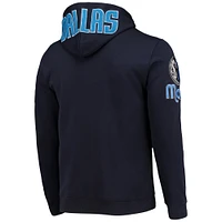 Men's Pro Standard Navy Dallas Mavericks Chenille Team Pullover Hoodie