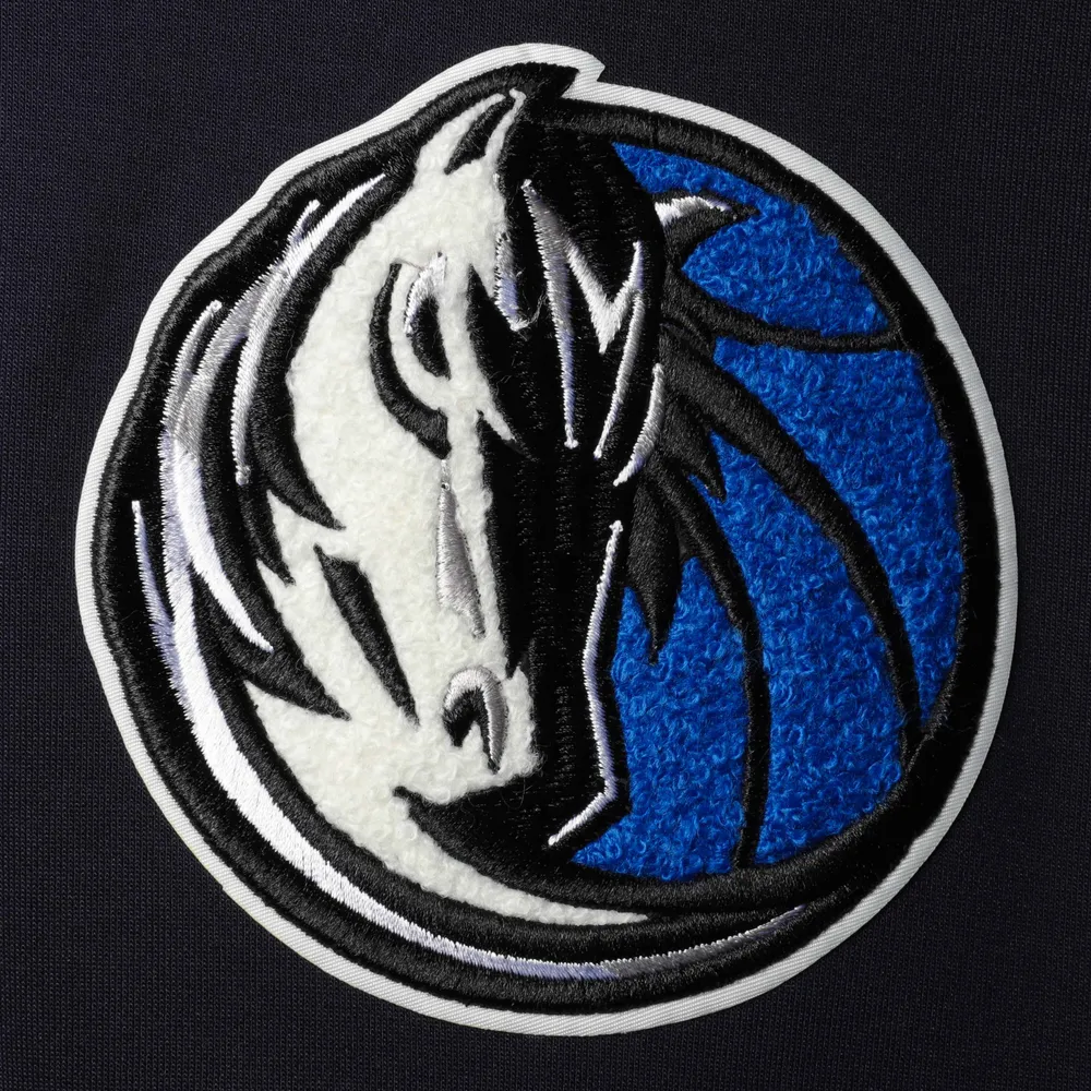 Men's Pro Standard Navy Dallas Mavericks Chenille Team Pullover Hoodie